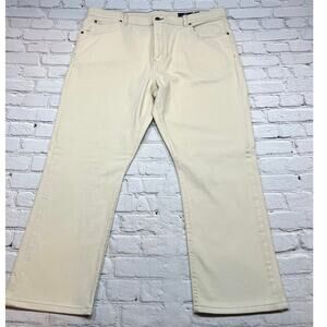 Men’s Vineyard Vines Jeans Beige Denim 1P1311 40x27 *HEMMED* A608